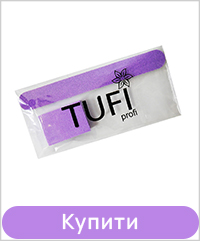 Набір одноразовий TUFI profi Пилка для нігтів 180.240 грит та Баф